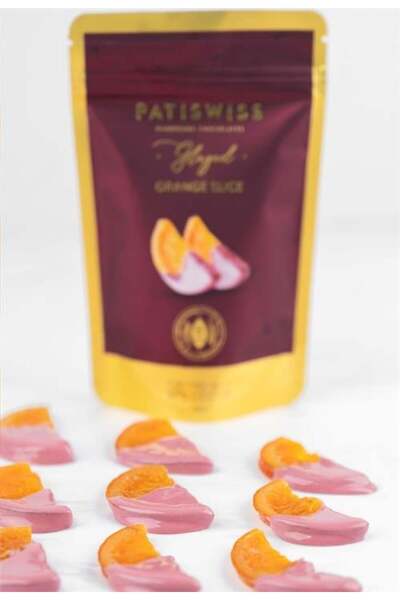 Patiswiss Glazed Ruby Çikolatalı Portakal Dilimi, 80g