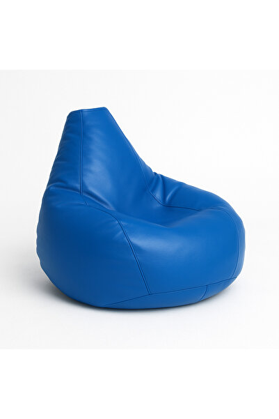Pufumo Deri Armut Koltuk Mavi