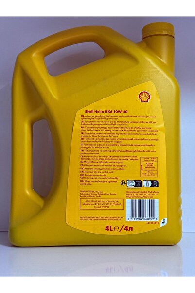 SHELL Helix Hx6 10w/40 4 Litre
