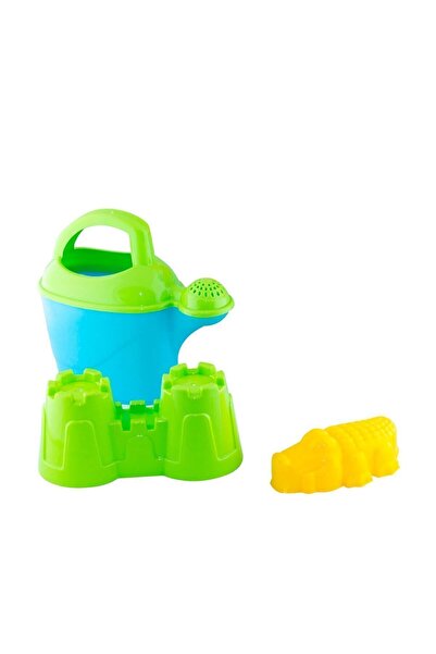 ToXA Sırt Çantalı 8 Parça Erkek Çocuk Plaj Oyuncağı Renkli Resimli Deniz Kum Kovası Oyuncak Kova Seti