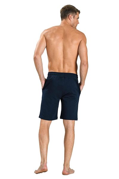 Jiber Ανδρικό χτενισμένο βαμβακερό σορτς Navy Blue 4630