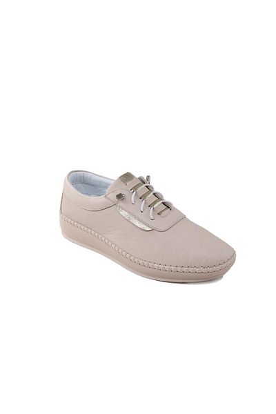 Pabuçland Genuine Leather Full Orthopedic Casual Shoes