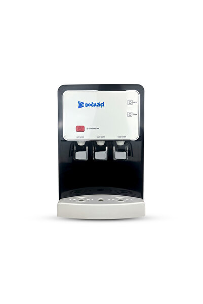 Boğaziçi Su Arıtma ICAK SOĞUK ILIK 3 MUSLUKLU TEZGAH ALTI SİYAH ARITMALI SEBİL