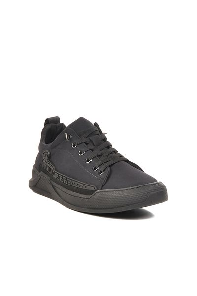 AYK'S Black Textile Men's Sneaker Punch m