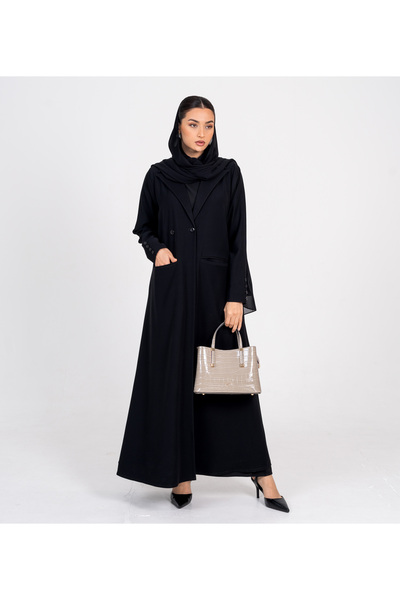 Rosette Abaya Black-R-202514