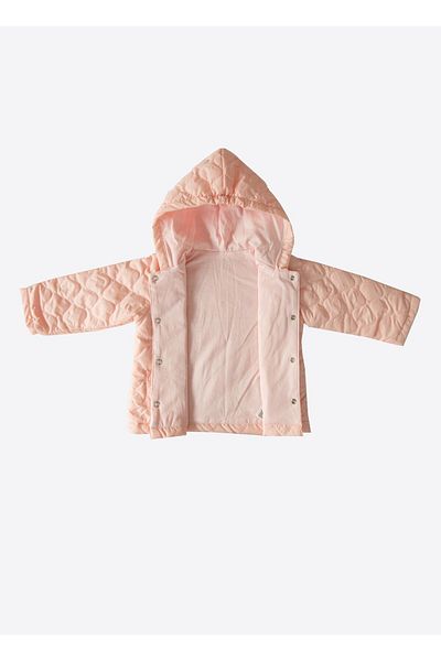 kitikate Capella Quilted Coat Pink