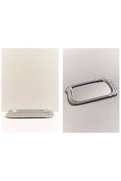 Paşabahçe Ribbon Metal Tray S