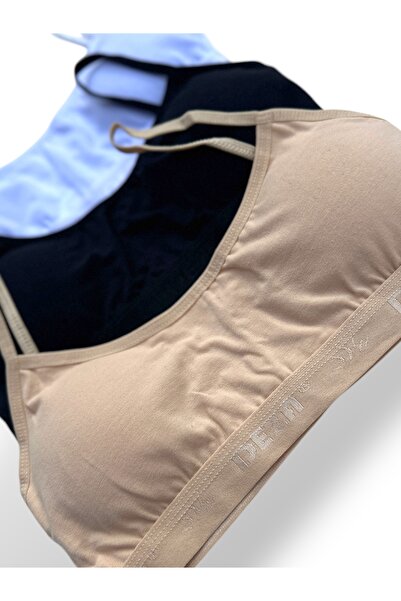 Dondeza 3-Piece Girl's Training Bra Thin Pad Bustier