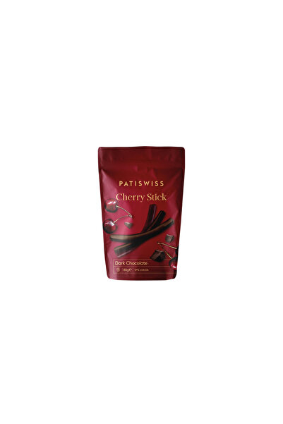 Patiswiss Bitter Çikolatalı Vişne Çubukları, 80G