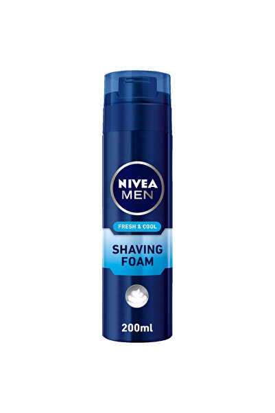 NIVEA NIVEA MEN Fresh & Cool Shaving Foam, Mint Extracts, 200ml
