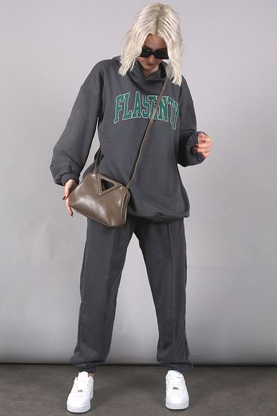 Madmext Σετ αθλητικής φόρμας Smoked Oversize printed Mg1561