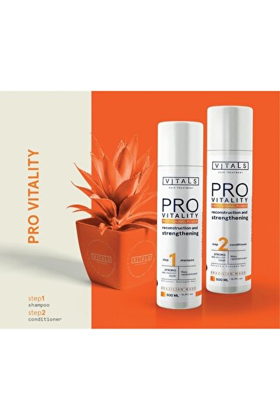 VITALSPRO مجموعة شامبو وبلسم فيتالز للشعر التالف 500 مل