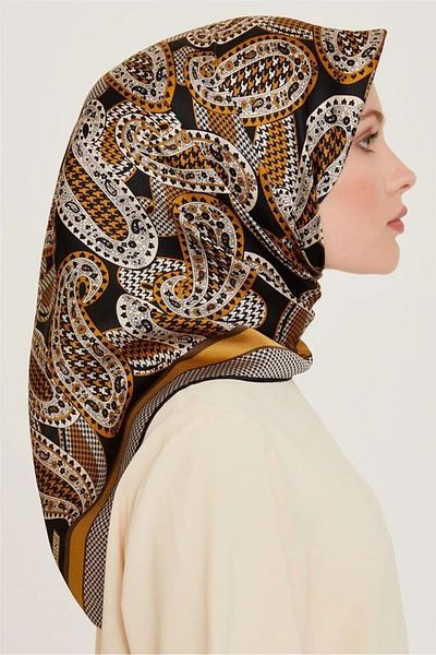 Armine Armi̇ne Sura Silk Scarf 2025 Winter Season 9208D01-32