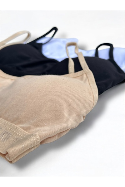 Dondeza 3-Piece Girl's Training Bra Thin Pad Bustier