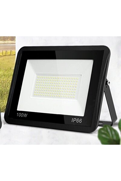 Asşerit Led 100 Watt Smd Plazma Tip Led Projektör (trafo'lu Beyaz) Su Geçirme...