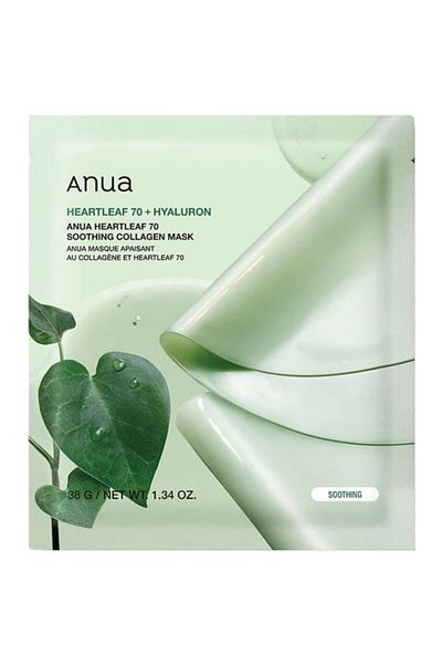 ANUA ANUA Heartleaf 70 Soothing Collagen Mask 38 g - masca linistitoare