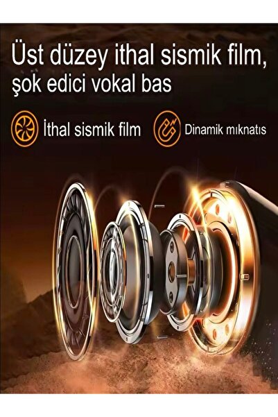 DEANB A-60 IP67 Su Geçirmezİnterkom Kulaklık RGB Renkli HD Stereo Ses Bluetooth 5.3 Kask Kulaklığı