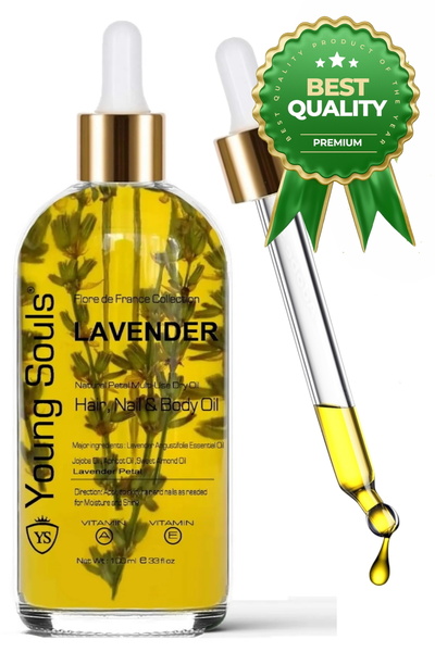 YOUNG SOULS Lavender Multi Use Oil Lavanta Yüz Saç Tırnak & Cilt Serumu Kuru ...