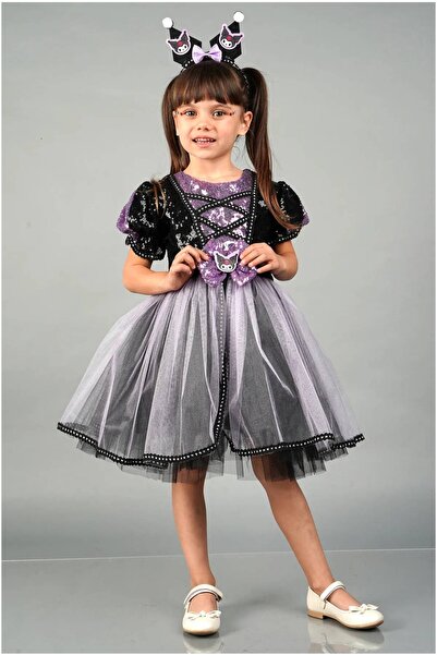 diamondstar Βραδινό φόρεμα για πάρτι γενεθλίων Kuromi Crown Ηλικία 3/10