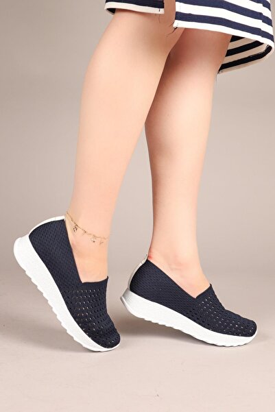 Birikon SNİX Трикотажні балетки на товстій підошві, темно-сині