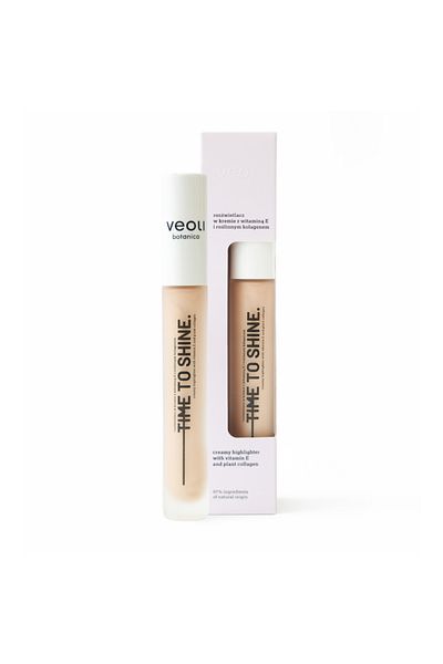 VEOLI Botanica TIME TO SHINE Cremă Cremă Iluminantă cu Vitamina E și Colagen vegetal, 10 ml