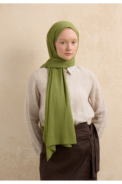 Fresh Modal Krinkil Shawl Leaf