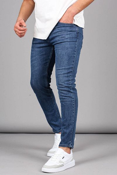 Madmext Ανδρικό τζιν Blue Straight Fit 6333