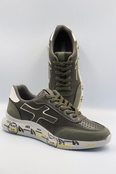 RODEO Men's Khaki Daily Comfortable Flexible Orthopedic Guaranteed Sneaker Shoes