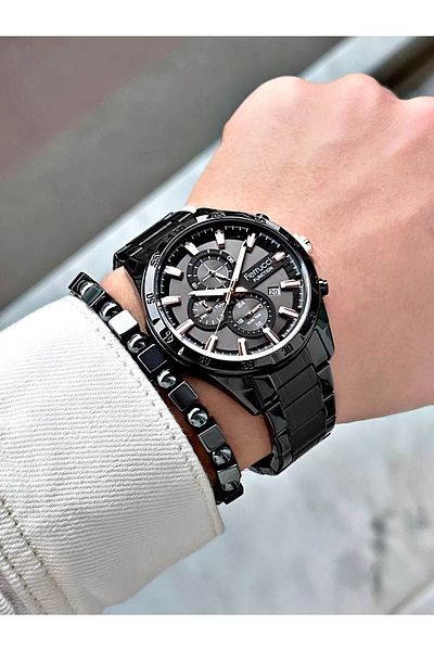 Ferrucci Function Fcf.11710fm.03 Multi Function Men's Wristwatch 3 Atm Waterproof