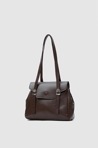 Shule Bags Кафява чанта за през рамо Loma
