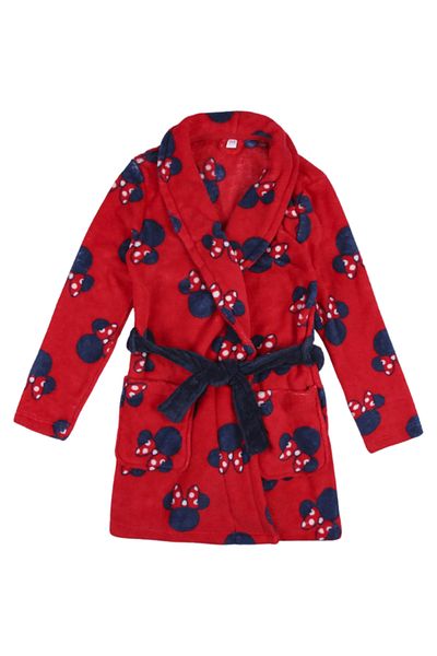 Minnie Mouse Cocolino bathrobe for children, red, 14 years, 164 cm, Minnie Mouse, Disney
