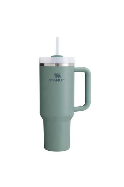 Stanley Quencher H2.0 Tumbler Thermos Cup with Straw 1.18 Lt - Shale