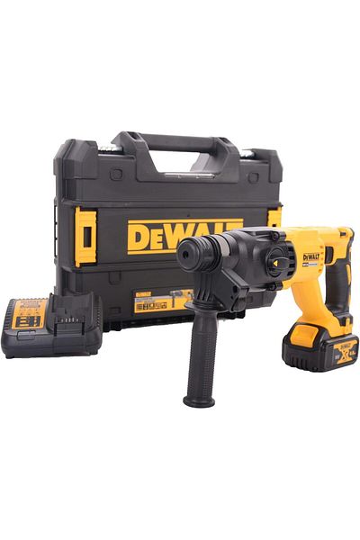 Dewalt 18V 26mm Brushless SDS+ Hammer, Yellow/Black, DCH133M1-GB, 3 Year Warranty
