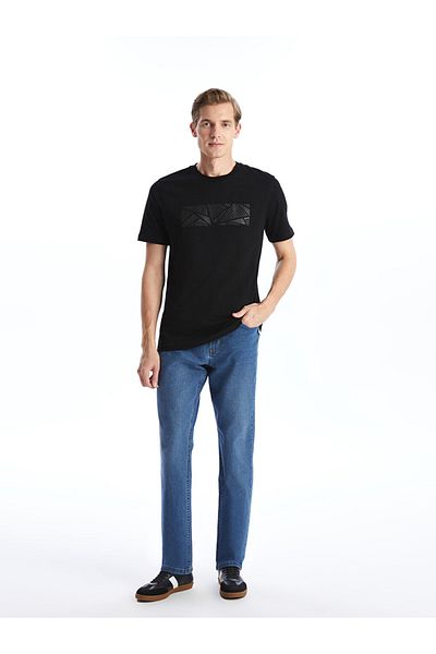 LC Waikiki Ανδρικό T-Shirt Standard Mold 100% βαμβακερό χτενισμένο ύφασμα