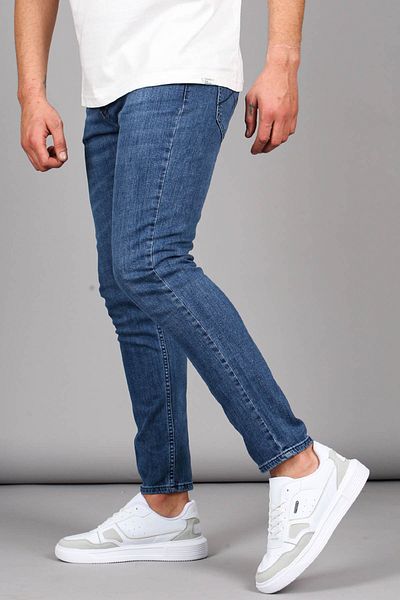 Madmext Ανδρικό τζιν Blue Straight Fit 6333