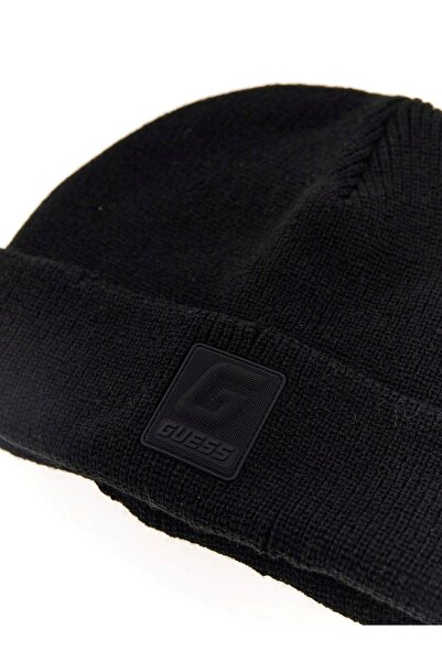 Guess G LOGO BEANIE HAT Erkek Siyah Şapka Z4BZ01Z32V0-JBLK