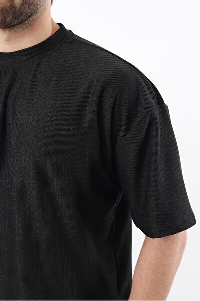 Madmext Ανδρικό σορτς Black Crew Neck 5949