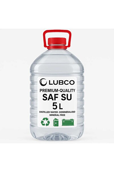 LUBCO Saf Su Ütü-Akü Suyu Destile Su 5 Litre