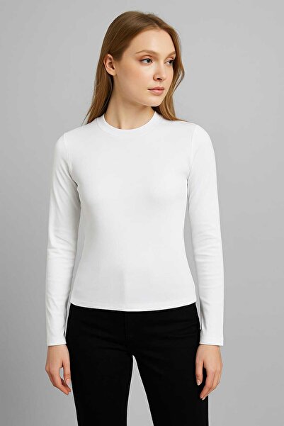 mf venessa Kadın Kaliteli Kumaş Bisiklet Yaka Badi