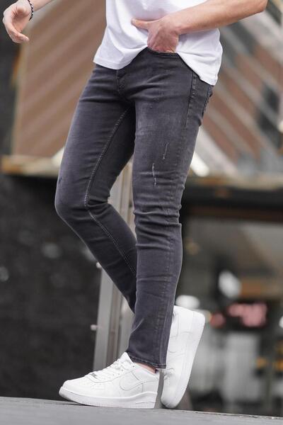 Madmext Füme Slim fit Erkek Jean 6867