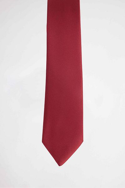 Tudors 3 Pack Plain Classic Pocket Square Claret Red Men's Tie