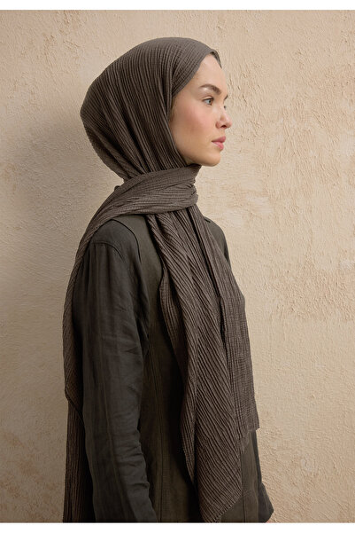 Fresh Modal Krinkil Shawl Smoke