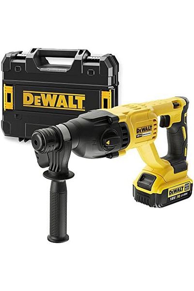 Dewalt DCH133M1 18V Li-ion 26mm SDS-Plus 3-Mode 2Kg Cordless Hammer with Brushless Motor and 1x4.0Ah