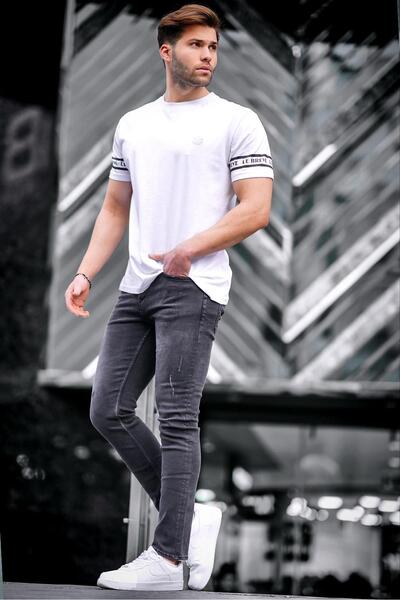 Madmext Füme Slim fit Erkek Jean 6867