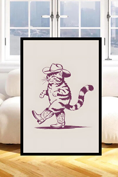 Cat Themed Frame View Mdf Table