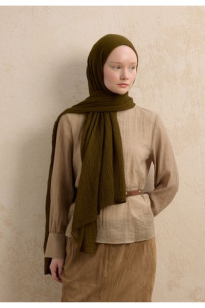 Fresh Modal Krinkil Shawl Soil