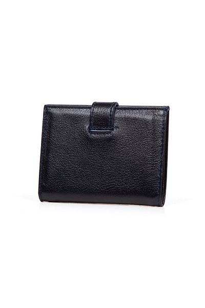 Newish Polo Men's Genuine Leather Wallet and Card Holder – Navy Blue