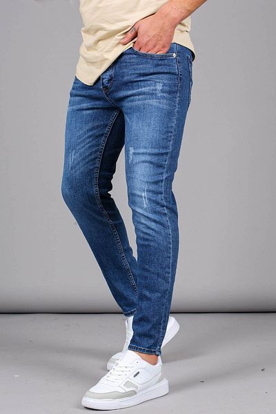 Madmext Világoskék Skinny Fit Jean T6315