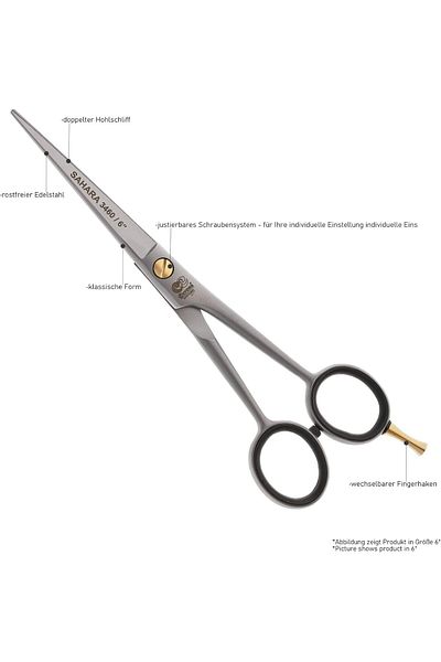 Solingen Cerena Sahara 6 Inch Inox Hair Cutting Scissors 3460-6.0