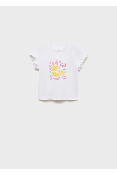 MANGO Baby Tricou cu model cu volane